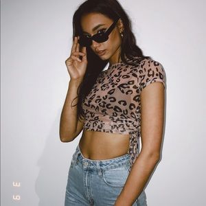 Princess Polly Leopard Shirt